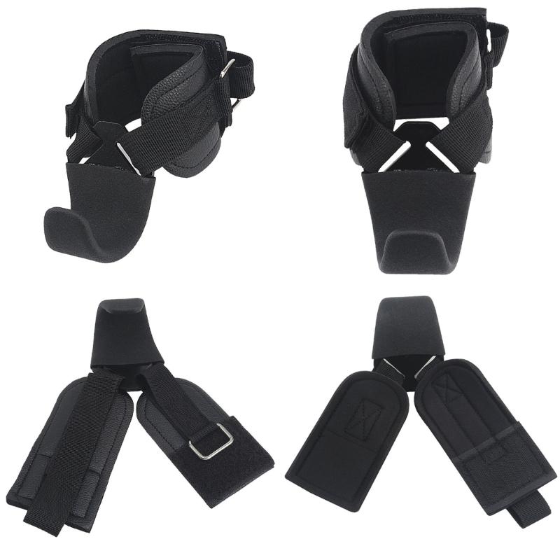 2er-Set Gewichtheben Handgelenkstütze Klimmzug Handgelenk Haken Kraft Griffförderer Haken für reduzierte Ermüdung