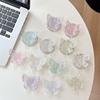 Three-Dimensional Colorful Butterfly Mobile Phone Airbag Bracket Magnetic Paste Flash Powder Wind Ring Desktop Watching Drama