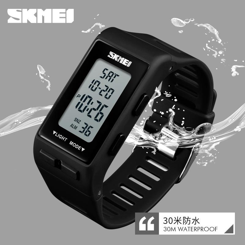 Sports electronic watch fashion waterproof countdown children's led watch