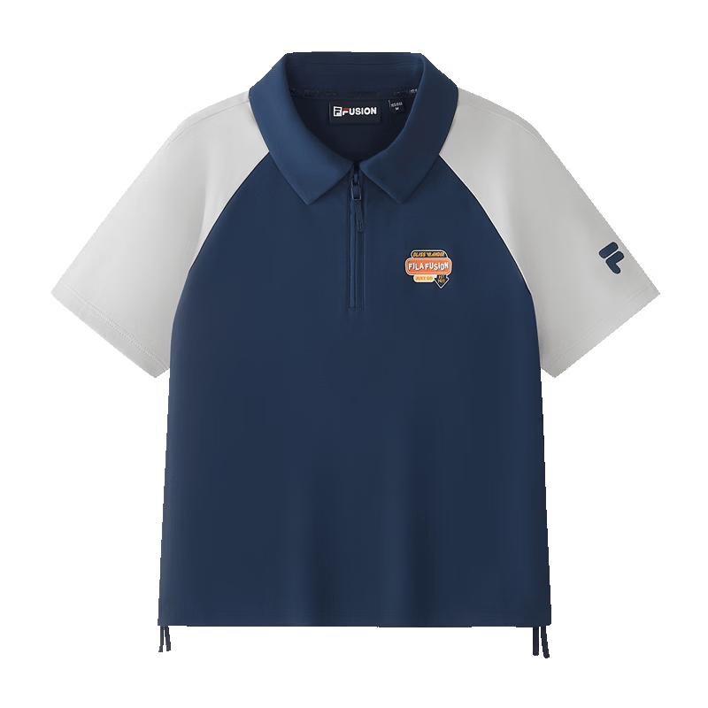 FILA FUSION Women s Knitted Slim Fit Polo Shirt M