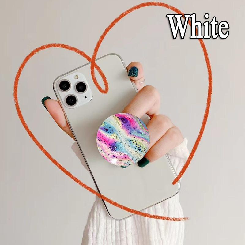 Artistic Quicksand Support Holders Supports For Mobile Tablets Retractable Finger Grip Holder