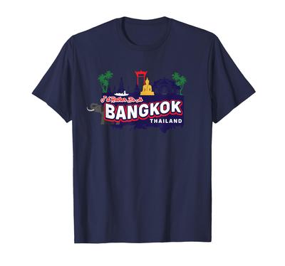 I'd Rather Be In Bangkok, Thailand - Vintage Thai Souvenir T-shirts