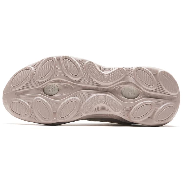 New Anta Cushioning Breathable Low Top Training Shoes Women's Greige 122337711-3