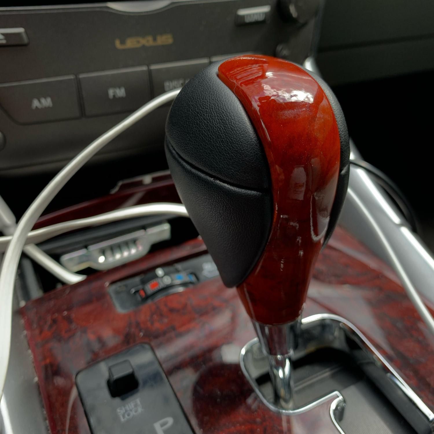

Ручка переключения передач для Lexus GS300 GS350 GS400 GS430 GS450h GS460, автоматический рычаг переключения передач, ручка для гандбола, автомобильный Стайлинг коричневый