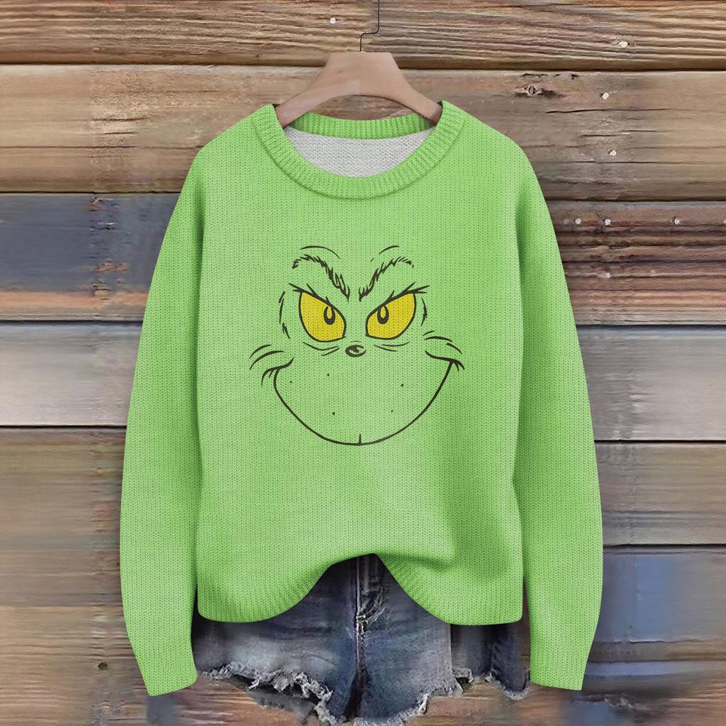 Women's Fashion Casual Long Sleeve Neck Sweater Pullover Top