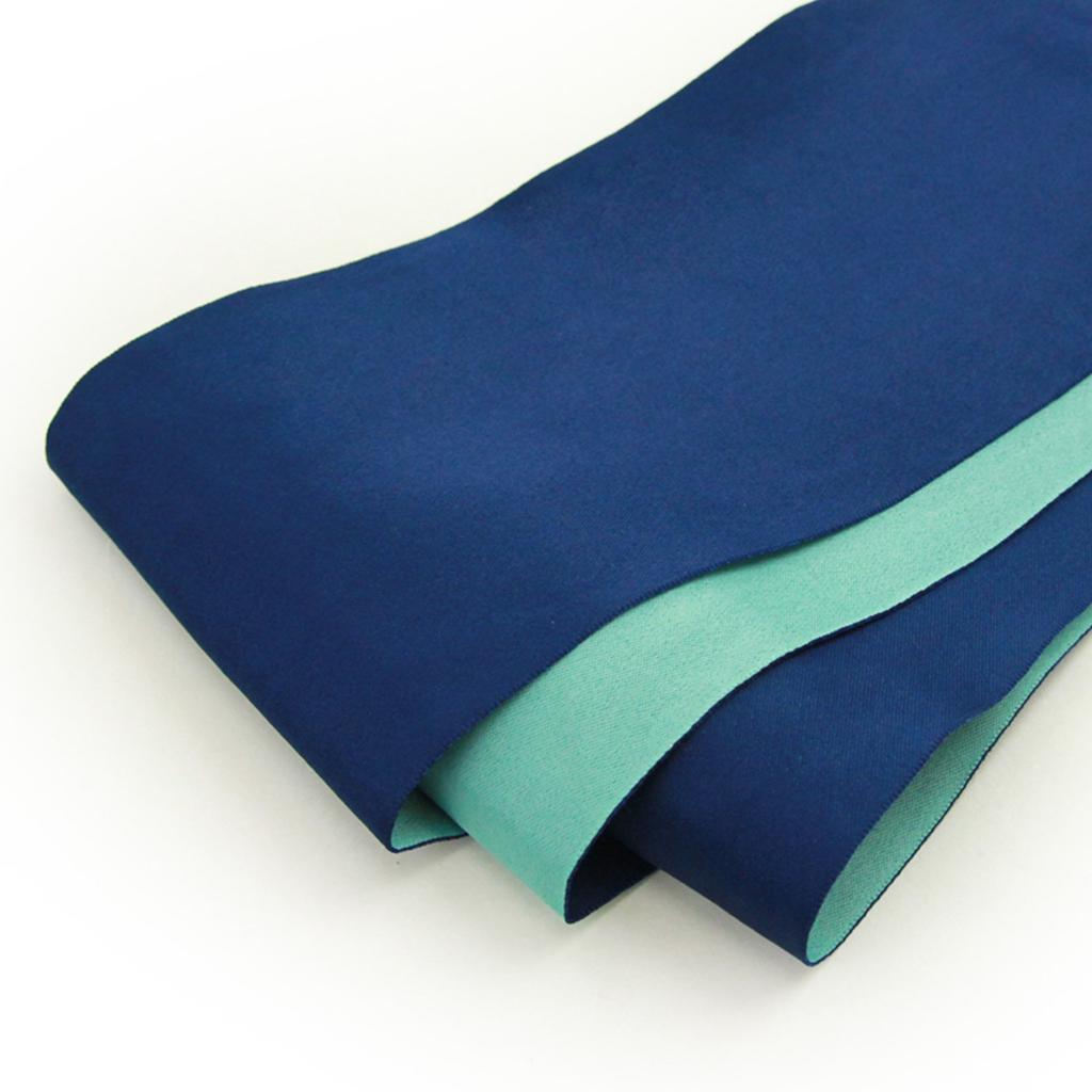 Brilliant Piece Yukata and Navy Blue with Blue Morning Set for a Love Look "Wa Nadeshiko" Women's Set, Blue-Green Glory, 3-Piece Heart-Pounding