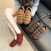 2025 new autumn kapibara platform heightening German training shoes women's casual fashion single shoes comfortable versatile trendy shoes