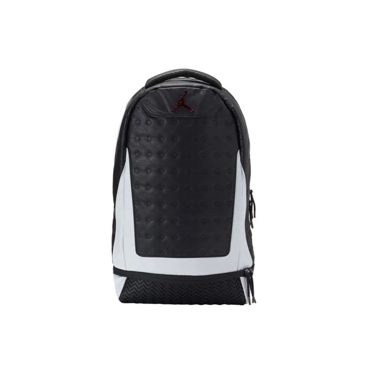 Jordan AJ13 Panda Classic Backpack With No Buckle Zipper Unisex Backpack Black White 9A1898-210 Black White
