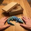 Creative Gifts for Friends 3D Printed Crocodile Fidget Toy, Articulated Figurine, Realistic Flexible Durable Plastic Reptile Sensory Desk Ornament