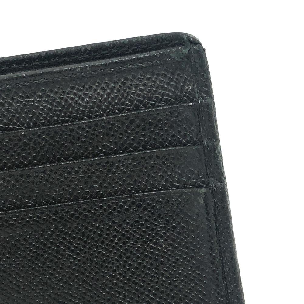 BVLGARI logo Short wallet, Wallet, Compact wallet Folded wallet  Black