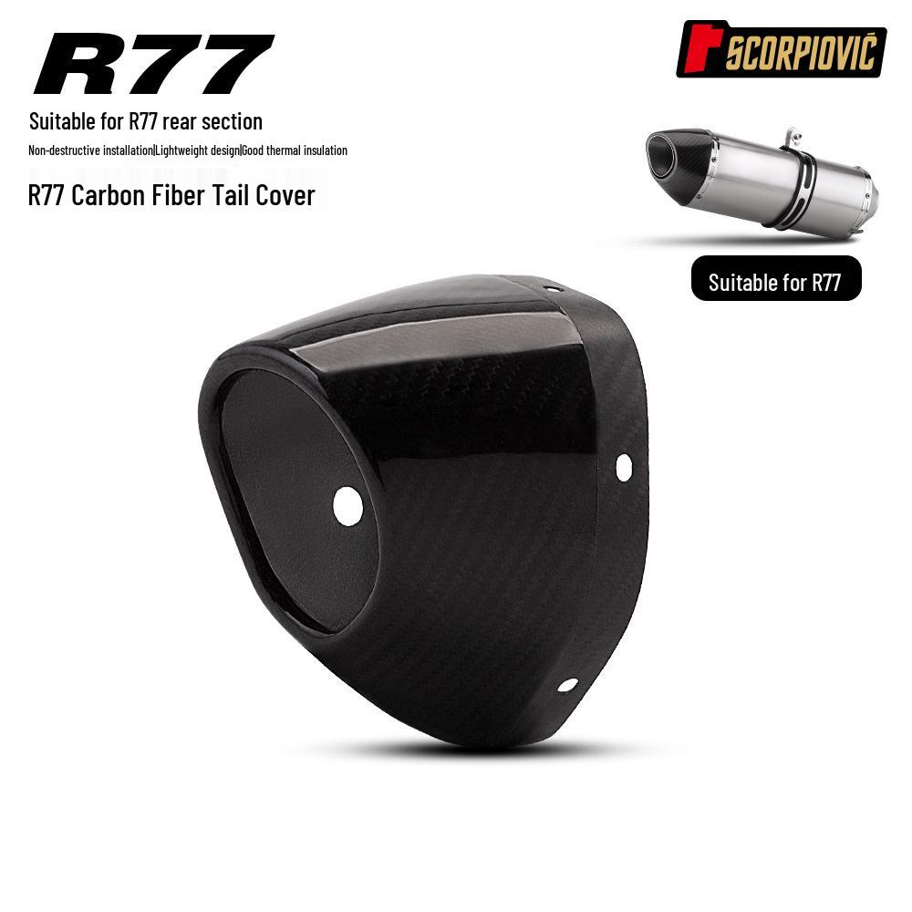 Heat-Resistant Carbon Fiber Heat Shield for Yoshimura R77 Motorcycle Exhaust Modifier