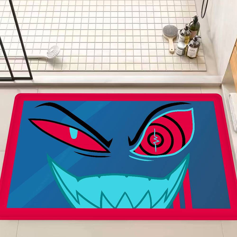 Vox Hazbin Hotel Anime Door Mat Kids Room Bedroom Decoration Balcony Anti-Slip Doormat Living Room Doormat Area Rug