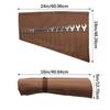 Strong Canvas Wrench Tool Roll Bag Pockets Organizer Pouch And Practical Loop For Easy Storage And Organization Work Area