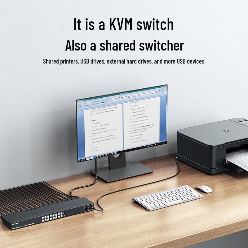 MT-viki 16-Port HDMI Rackmount KVM Switch