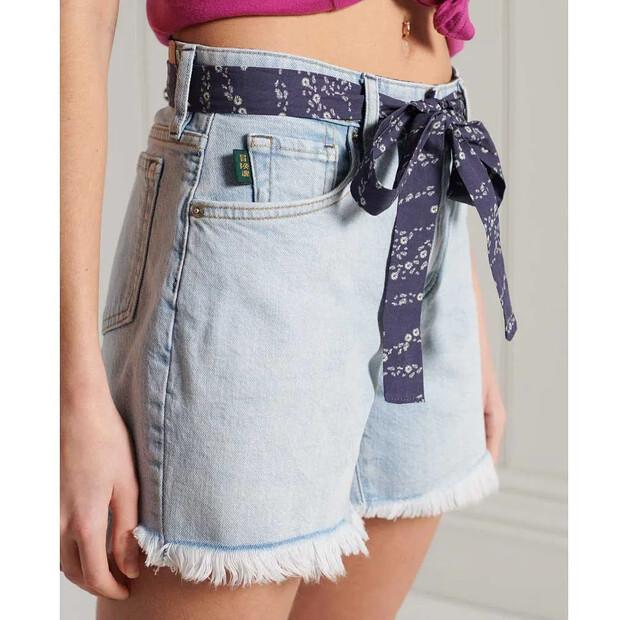 Superdry Vintage Mid Rise Slim Denim Shorts