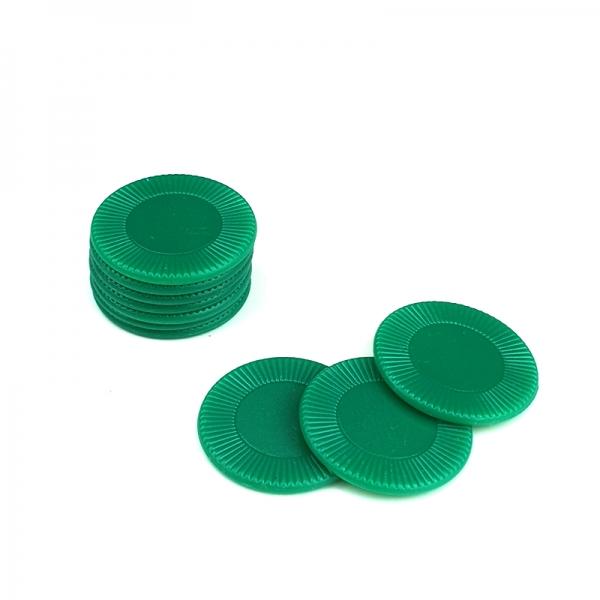 

Пластиковая фишка зеленого цвета (10 шт.) корейская настольная игра