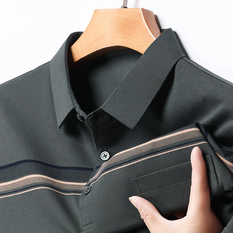 Pruhované tričko s krátkým rukávem, spodní tričko, polo oblečení