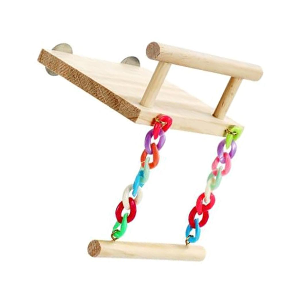 Vogelstange Schaukel Molar Ständer für Papageien Sittiche Zubehör Wellensittiche Schleifkratzer für Kleine Mittlere Papageien Spielzeug