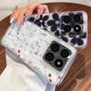 Black Rose Floral Pattern Case For Xiaomi Redmi Note 15 Pro 4G Funda Redmi Note 14 13 Pro 5G Clear TPU Silicone Soft Cover