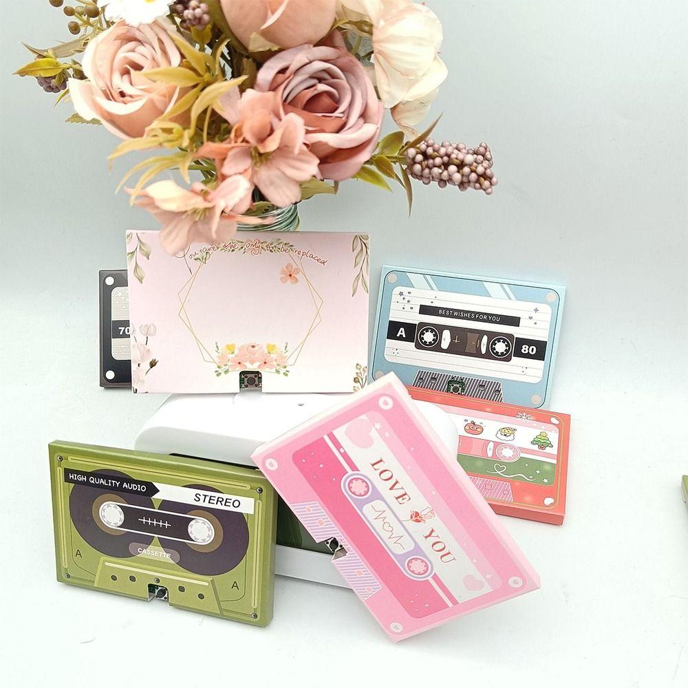 Multifunctional Phonograph Tape Cards Portable Voice Recording Card Gifts Recording Greeting Card