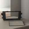 Stereo Radio Plate Frame Panel Dash Double Din Kit Plastic High Quality Material