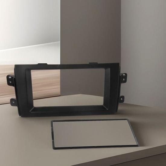 Stereo Radio Plate Frame Panel Dash Double Din Kit Plastic High Quality Material
