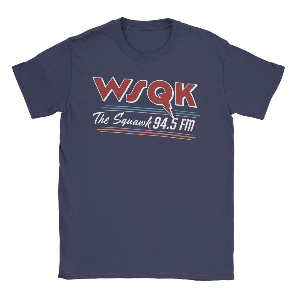 2026 WSQK The Squawk 945 FM Tee Shirt for Men Women Graphic Printed T Shirts Cotton Clothes