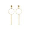 Boucles d'oreilles - LUXENTER - Coion - Métal doré - Poinçon 375/1000 - Femme adulte