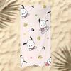 Cute Cartoon Kitten Printed Microfiber Beach Towel Quick Dry Soft Bath Towel For Kids Seaside Swimming