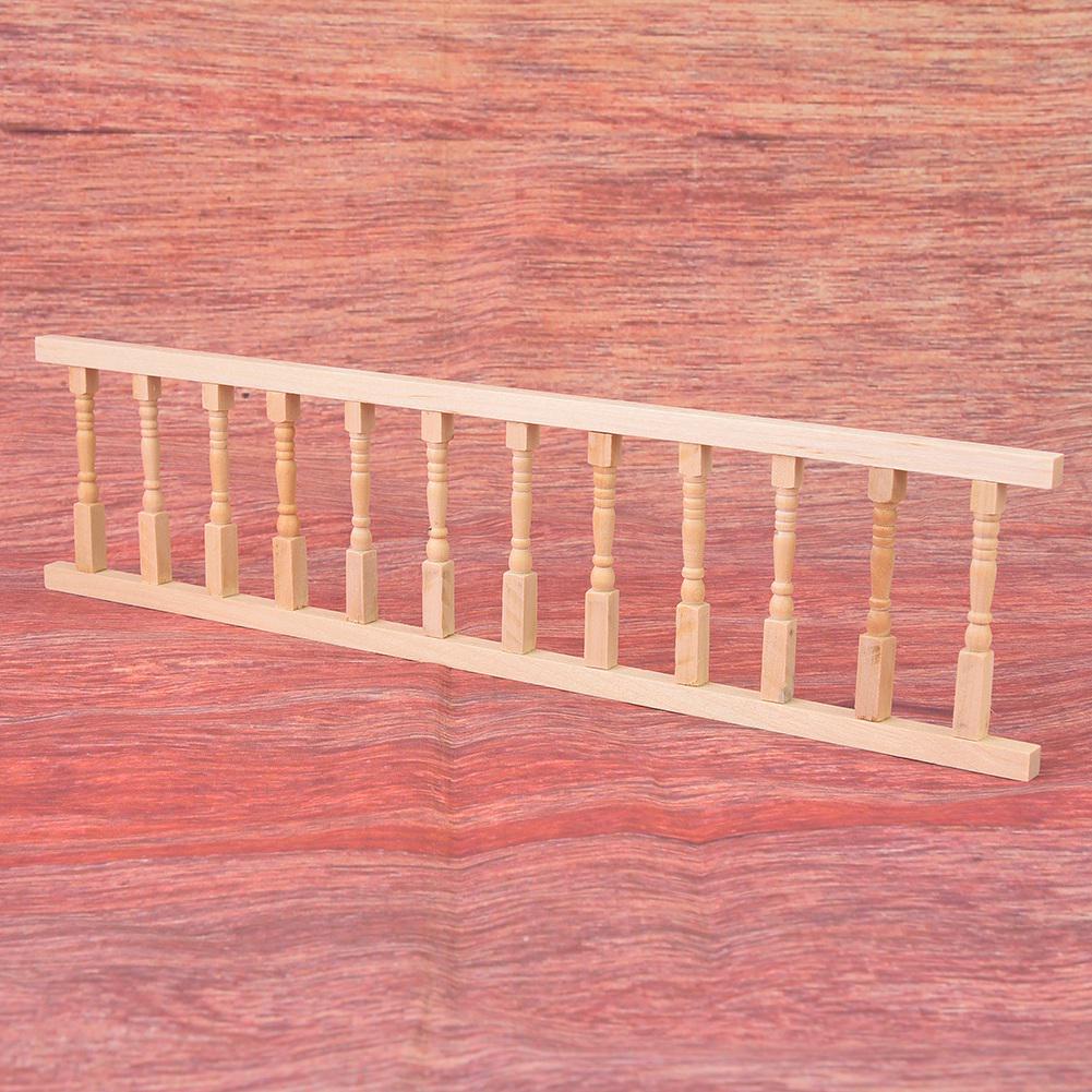 Mini Simulation Wooden Handrail Furniture for 1:12 Doll House Accessory