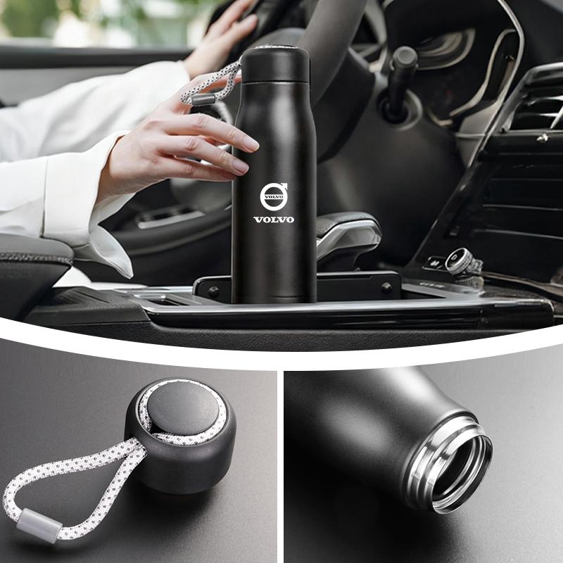 För Volvo XC90 S60 V40 XC60 S80 Rostfritt Stål Bärbar Student Kreativ 550ML Stor Kapacitet Vattenmugg Vattenkokare Personlig Kopp