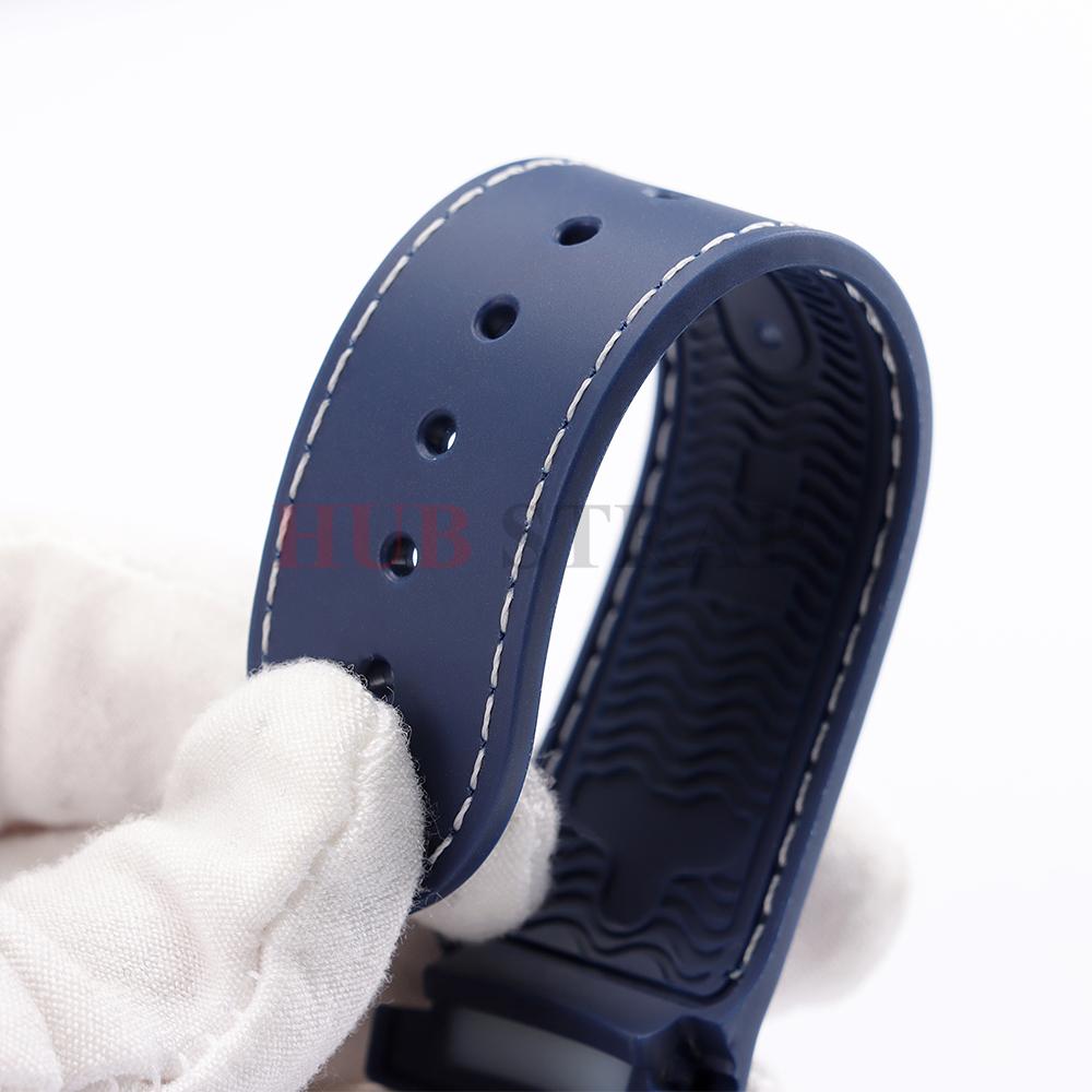 20mm 22mm Rubber Silicone Watchband for Omega Seamaster 300 Speedmaster for Seiko SKX Waterproof Watchband Watch Strap Men Women