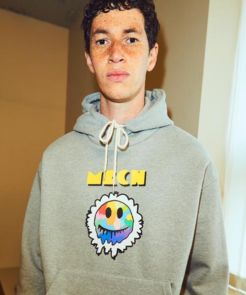 Mister Child Rainbow Smile Hoodie Gray M