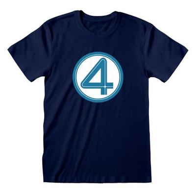 Fantastic Four Unisex Erwachsenen Emblem T-Shirt