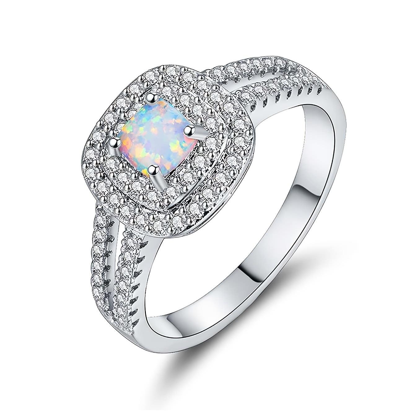 

Popular diamond-set opal opal ring opal ring opal ring bracelet no. 10
