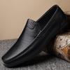Mode Handgefertigte Herren Slipper Leicht Atmungsaktiv Freizeitschuhe Outdoor Herren Slip-on Flache Fahrschuhe Weiche Business Schuhe Mokassins