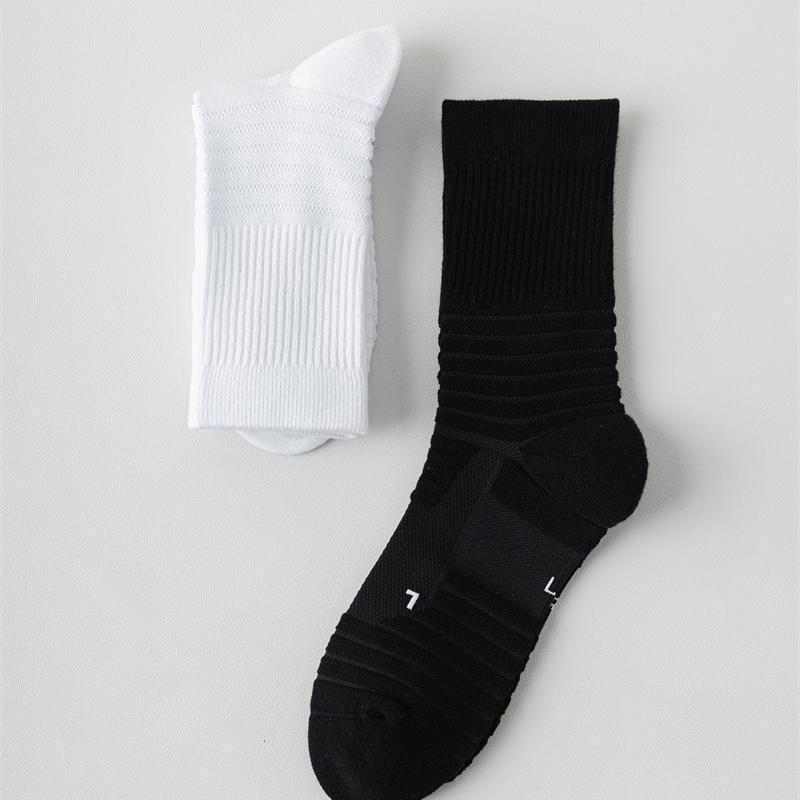 Women's Autumn and Winter Fur Ring Color Thickened Non Slip Wear Resistance Dance Cycling Basketball Tube Socks