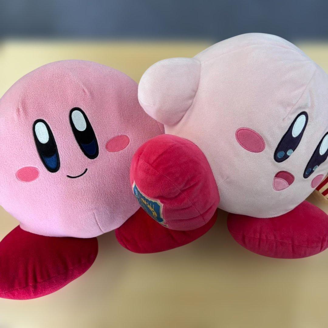 [Good condition] Kirby approx. 30cm big size stuffed toy 2-piece set