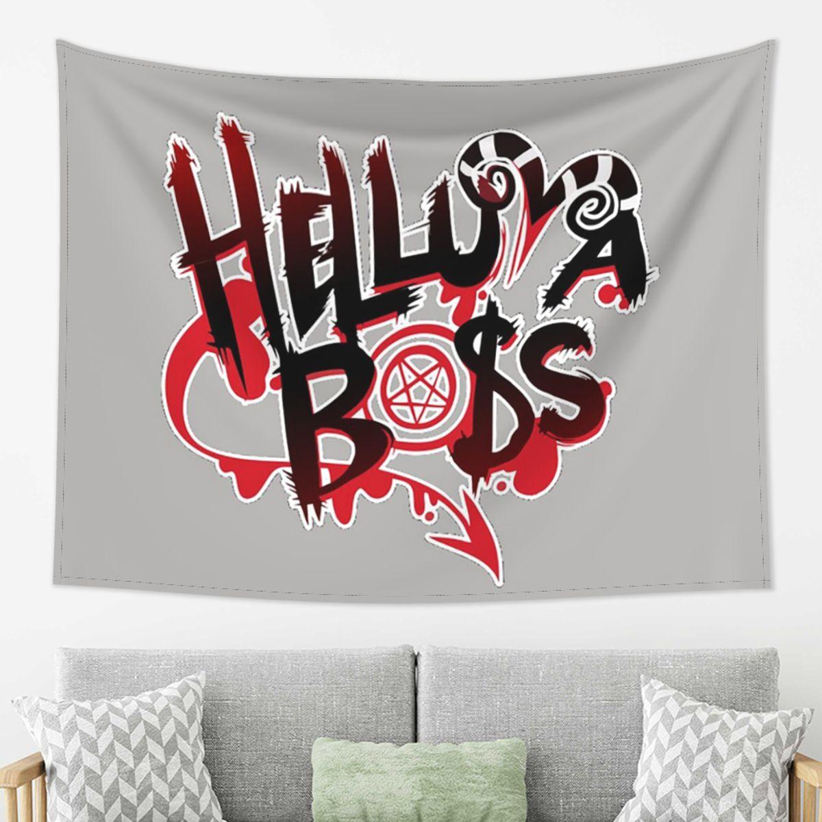 

Helluva Boss Loona Tapestry Wall Hanging Aesthetic Home Decor Tapestries for Dorm Room 74x94cm(29x37in)