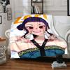 1pc KPop Demon Hunters ZOEY5 Blanket, Gift, for Men and Women, Soft Blanket, Good for Sofa Bed Couch Travel, Lightweight Flannel Blanket