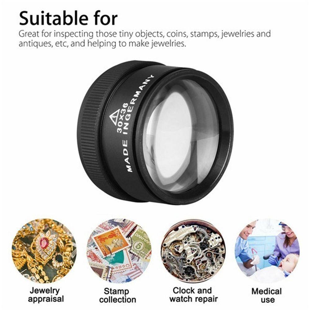 Jewelry Appraisal HD For Coin Stamps Watch Repair Magnifying Glass Magnifier Optical Lens Loupe