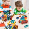 Blocco da Costruzione con Ingranaggi Meccanici Assemblato Giocattolo per Bambini Fai da Te Giocattolo Educativo con Ingranaggi Diversificati per Bambini