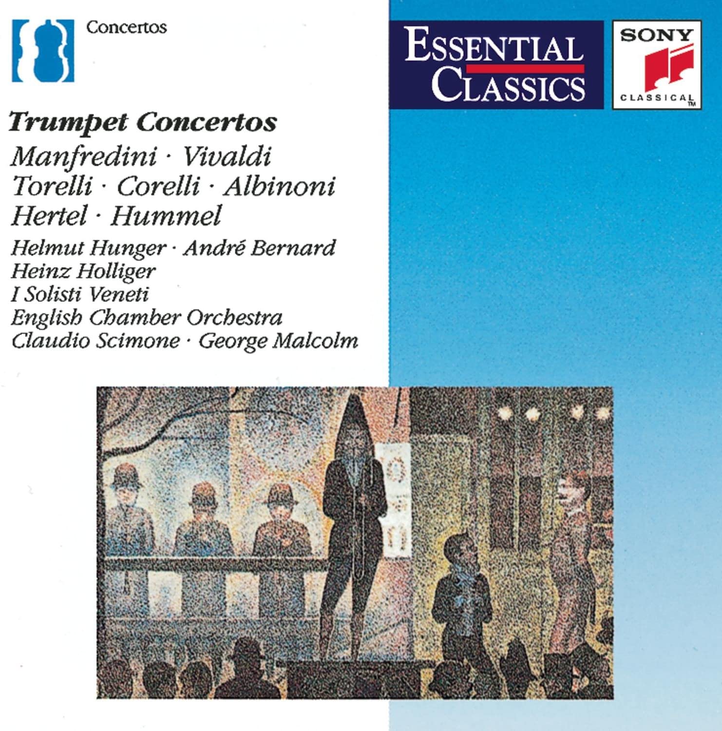 

CD HUNGER, HELMUT, MANFREDINI, VIVALDI - Trumpet Concertos US Classical Used