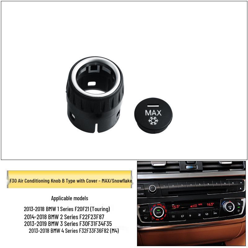 BMW 1 & 3 Series Air Conditioning Button & Audio Knob Cover (318, 320i, F30/F35)