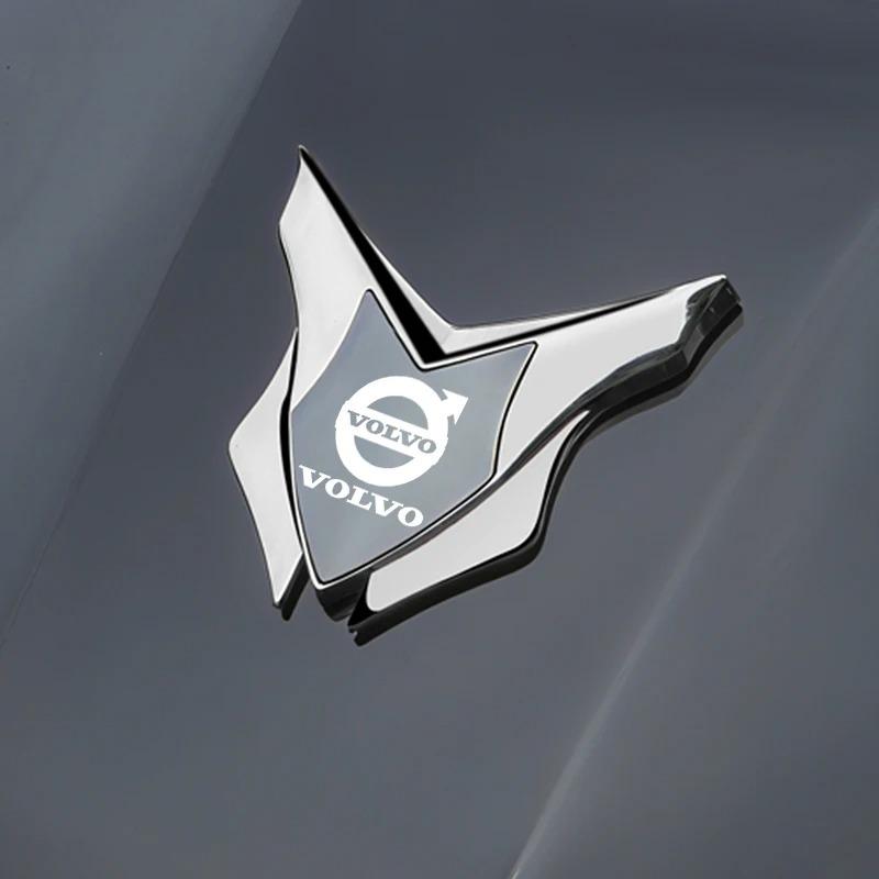 3D kovový znak VOLVO na auto Samolepka Tvar V Auto Znak Obtisk Dekorace blatníku Pro Volvo XC60 XC90 S60 S90 XC40 V60 V90 S80 V40 C40