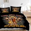 Thunderous Tung Tung Sahur Print 3Pcs Bedding Setduvet Cover With 2 Bedropillowcase Home Birthday Gift