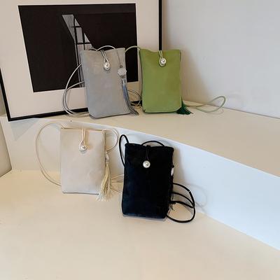 Einfache und modische Handy-Umhängetasche Nische Kleine Tasche Damen Neue Mode Mode Umhängetasche Schulter Handy-Tasche