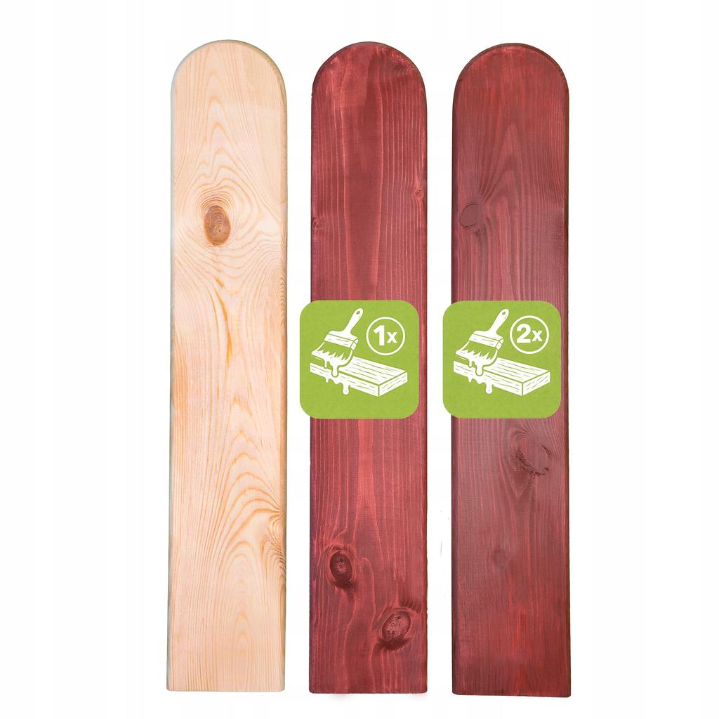 Impregnat do drewna z woskiem silikonem wiśniowy hydrofobowy 2w1 5l d050