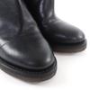 Great CHANEL short boots Double COCO Mark turn lock lamé leather black 36 G31285 Used