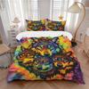 3pcs Wolf Tapestry Duvet Cover Set, Cover For Bedroom Guest Room (1 Duvet Cover + 2 Pillowcase, Without Quilt),  Yy250922171